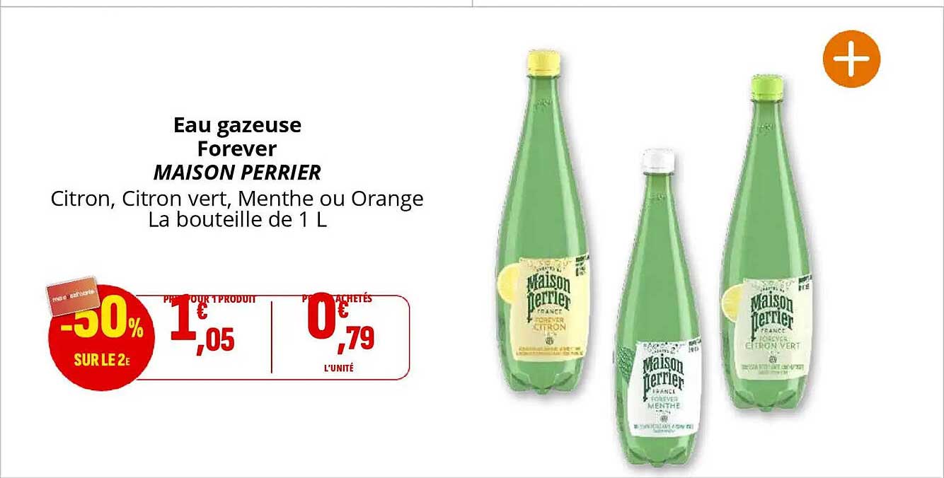 Eau gazeuse Forever MAISON PERRIER