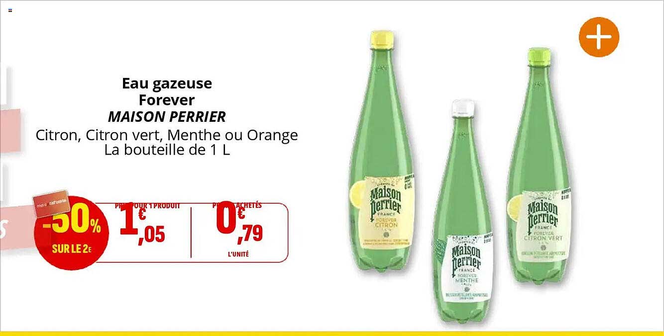 Eau gazeuse Forever MAISON PERRIER