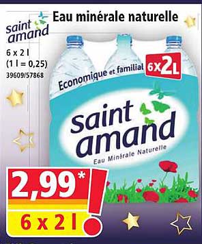 Eau minérale naturelle