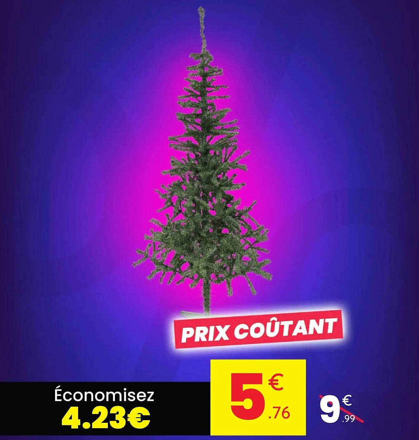 Économisez 4.23€ sur le prix d’un sapin !