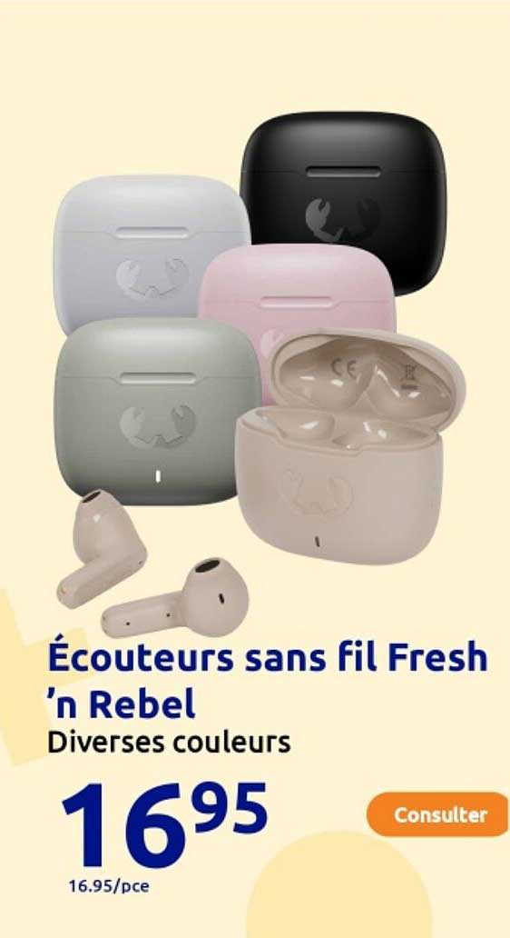 Écouteurs sans fil Fresh ’n Rebel