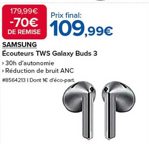 Écouteurs TWS Galaxy Buds 3