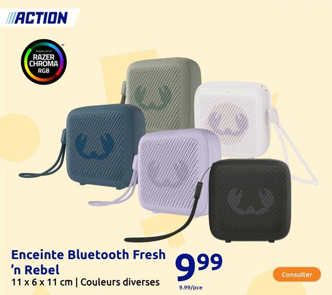 Enceinte Bluetooth Fresh 'n Rebel