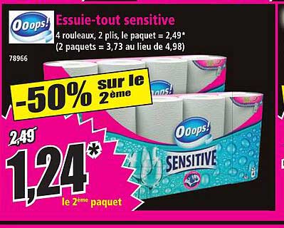 Essuie-tout sensitive