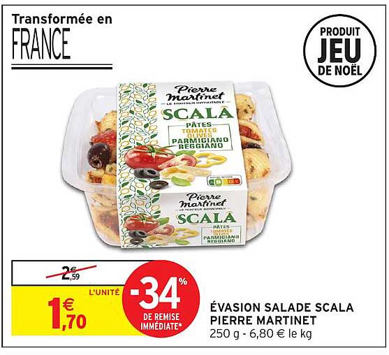 ÉVASION SALADE SCALA PIERRE MARTINET