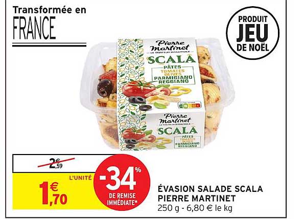 ÉVASION SALADE SCALA PIERRE MARTINET