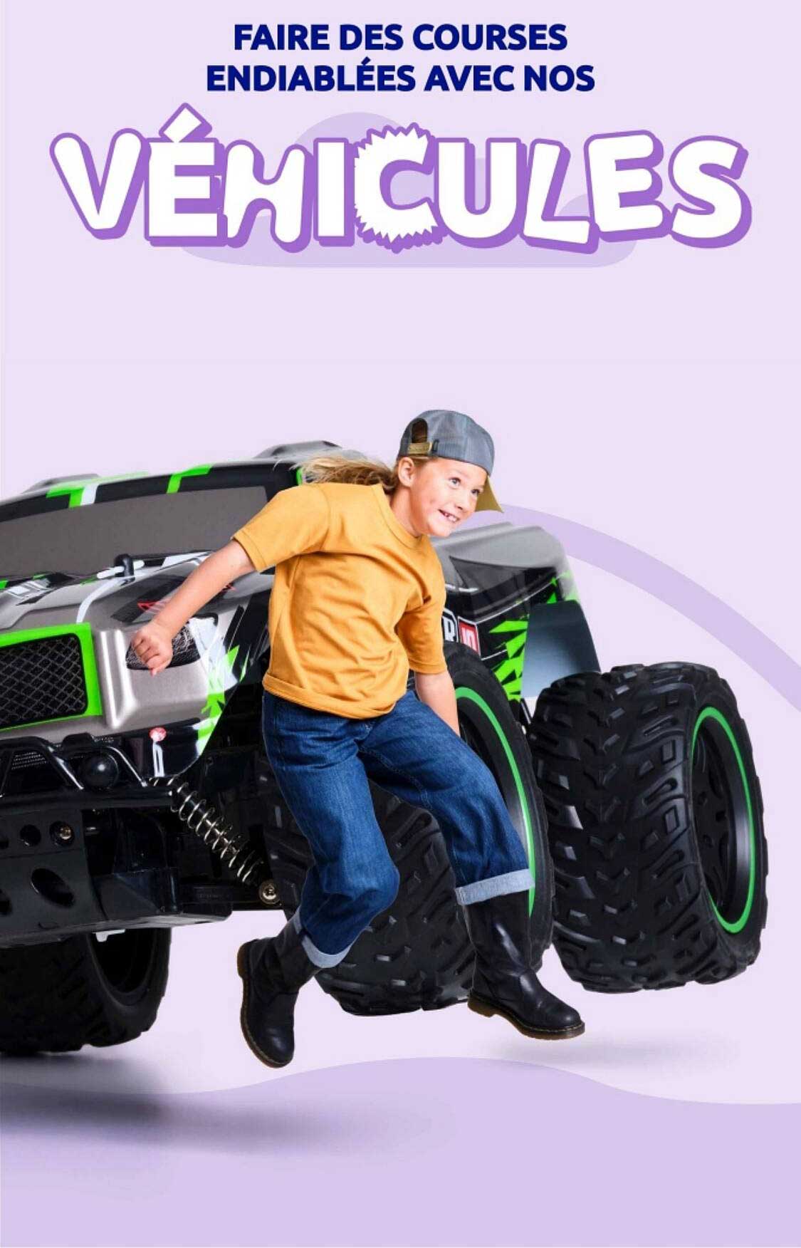FAIRE DES COURSES ENDIABLÉES AVEC NOS VÉHICULES