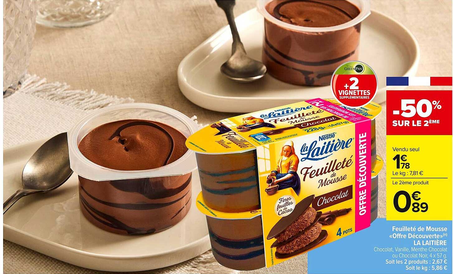 Feuilleté de Mousse "Offre Découverte"