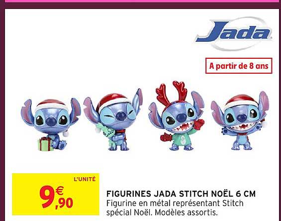 FIGURINES JADA STITCH NOËL 6 CM