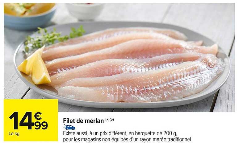 Filet de merlan (kg)