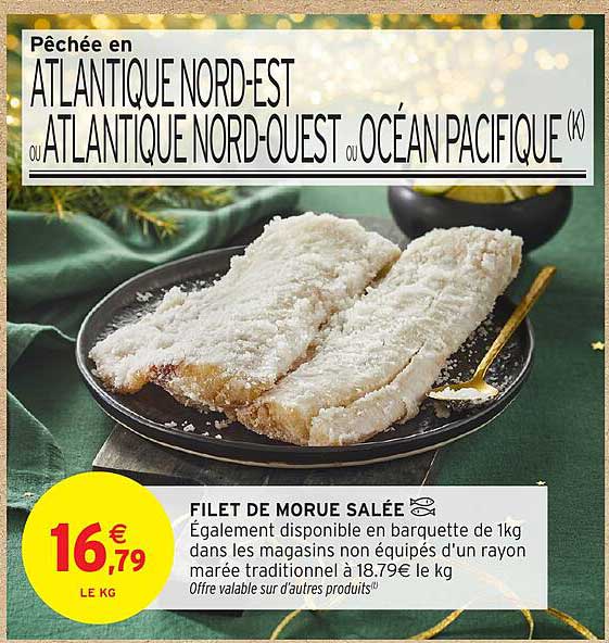 FILET DE MORUE SALÉE