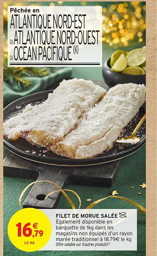 FILET DE MORUE SALÉE