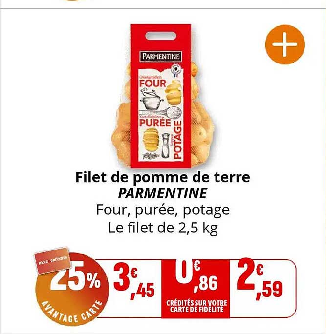 Filet de pomme de terre PARMENTINE