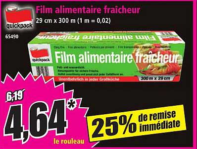 Film alimentaire fraîcheur