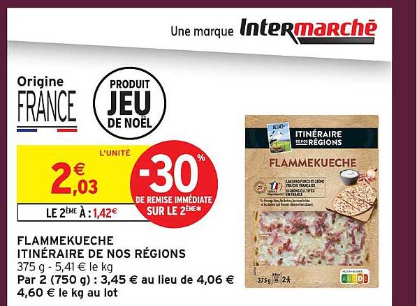 FLAMMEKUECHE ITINÉRAIRE DE NOS RÉGIONS