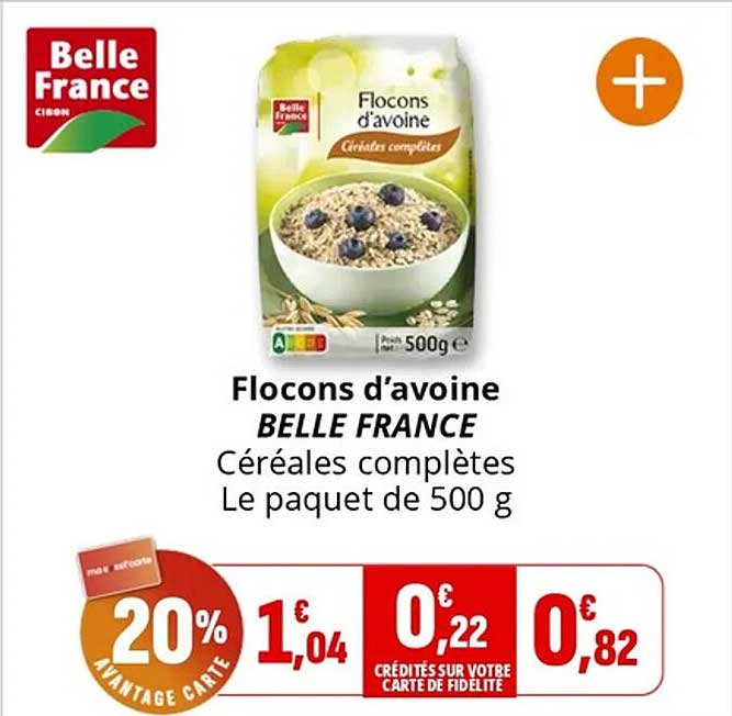 Flocons d'avoine BELLE FRANCE