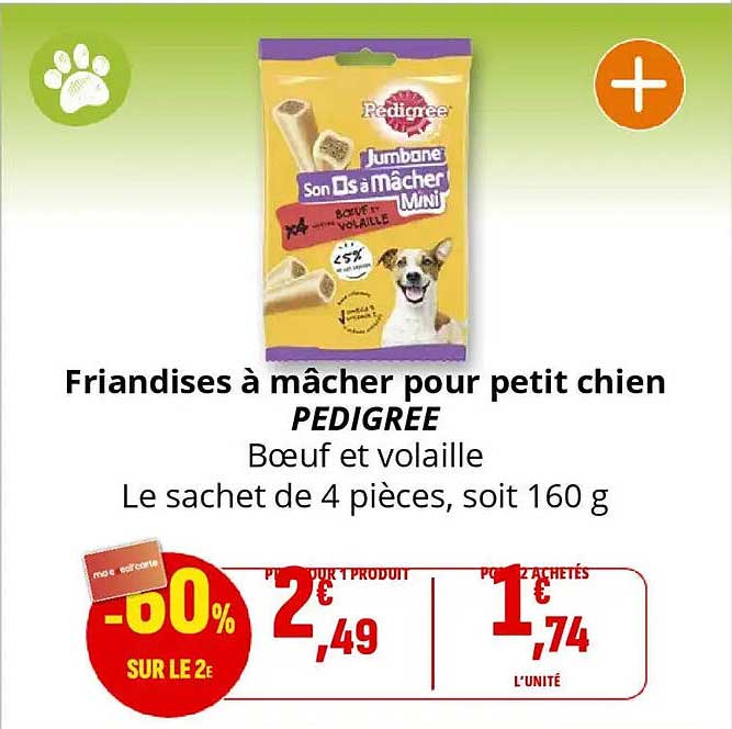 Friandises à mâcher pour petit chien PEDIGREE