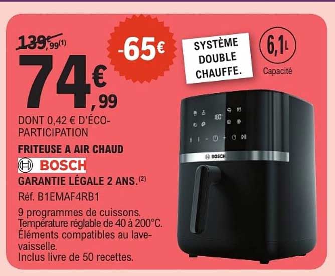 FRITEUSE A AIR CHAUD BOSCH
