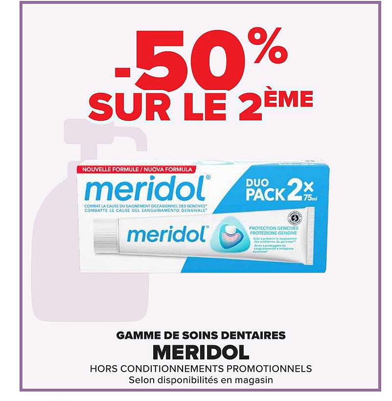 GAMME DE SOINS DENTAIRES MERIDOL