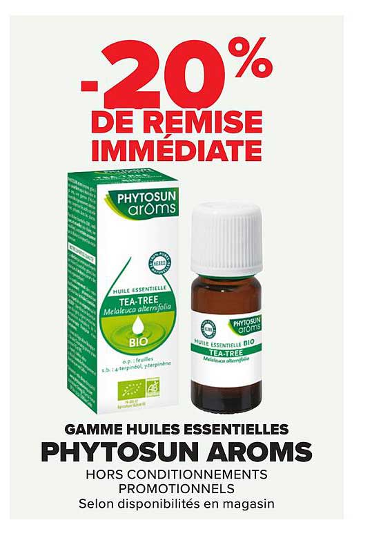 GAMME HUILLES ESSENTIELLES PHYTOSUN AROMS