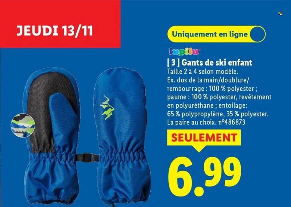 Gants de ski enfant
