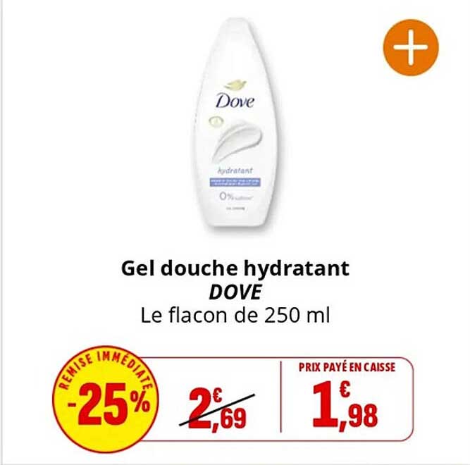 Gel douche hydratant DOVE