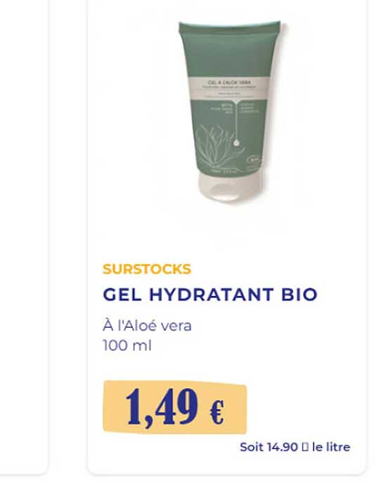 GEL HYDRATANT BIO