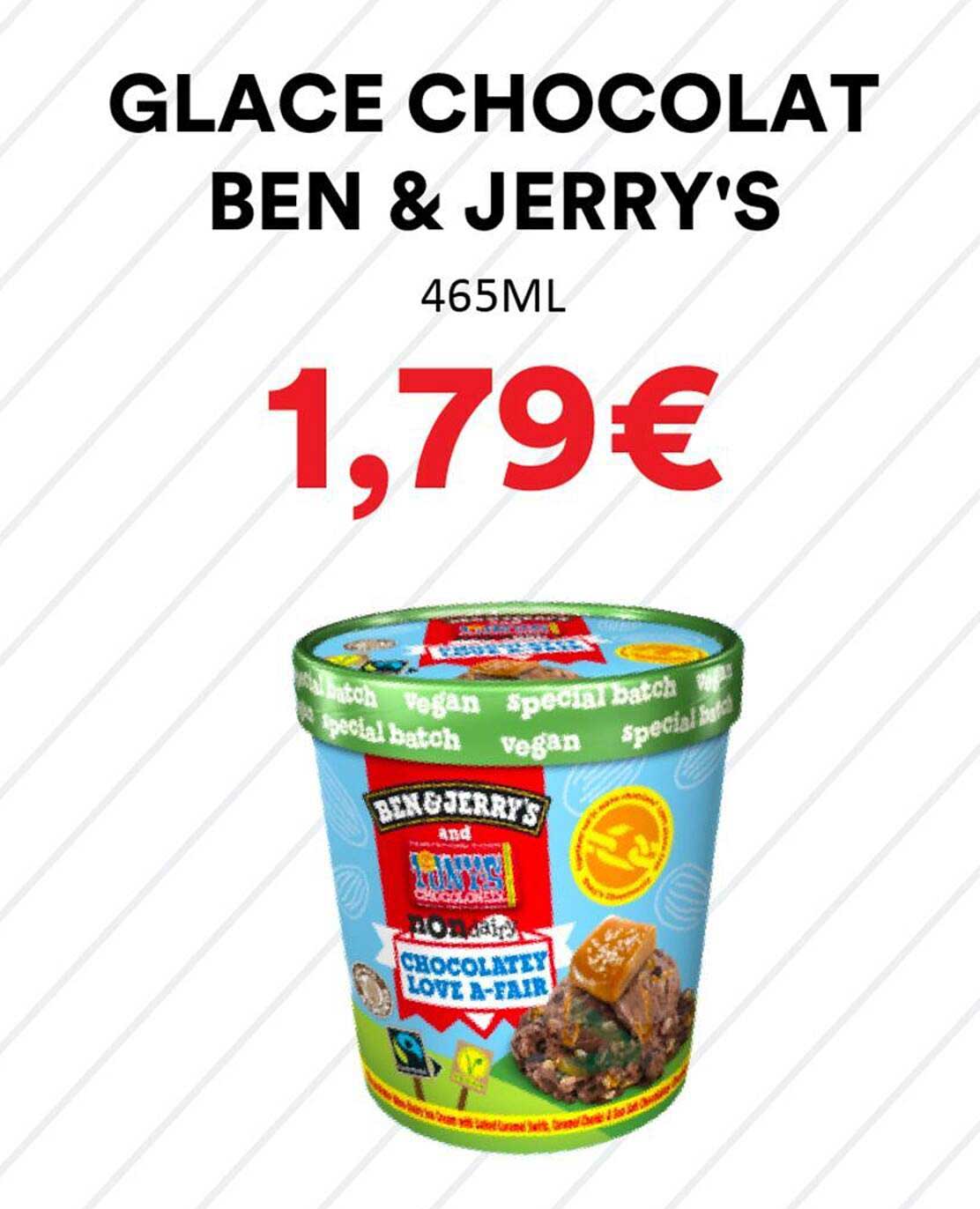 GLACE CHOCOLAT BEN & JERRY'S 465ML