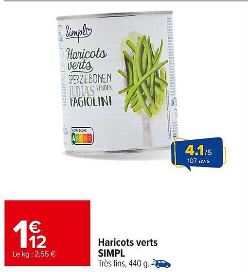 Haricots verts SIMPL