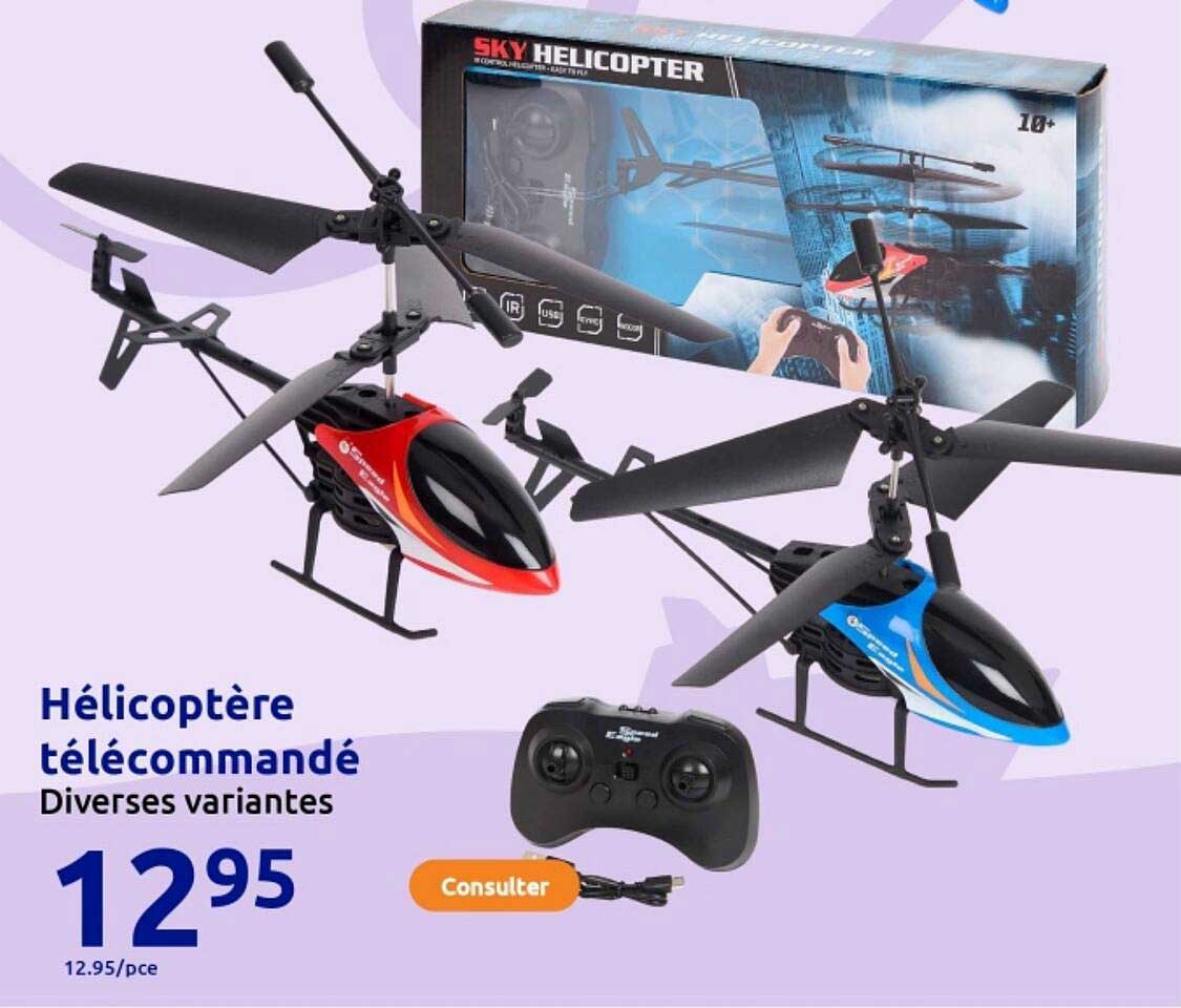 Hélicoptère télécommandé Diverses variantes