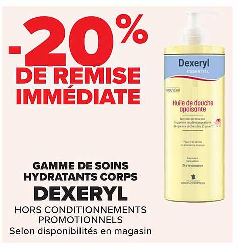 Huile de douche apaisante