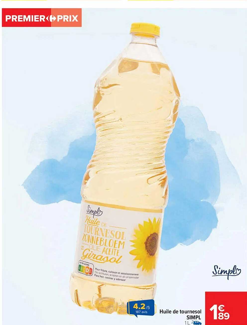 Huile de tournesol SIMPL