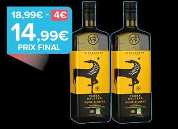 Huile d'Olive Terra Olyssia - 2 Bouteilles