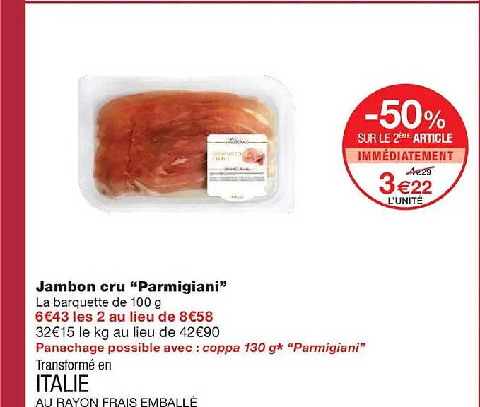 Jambon cru "Parmigiani"