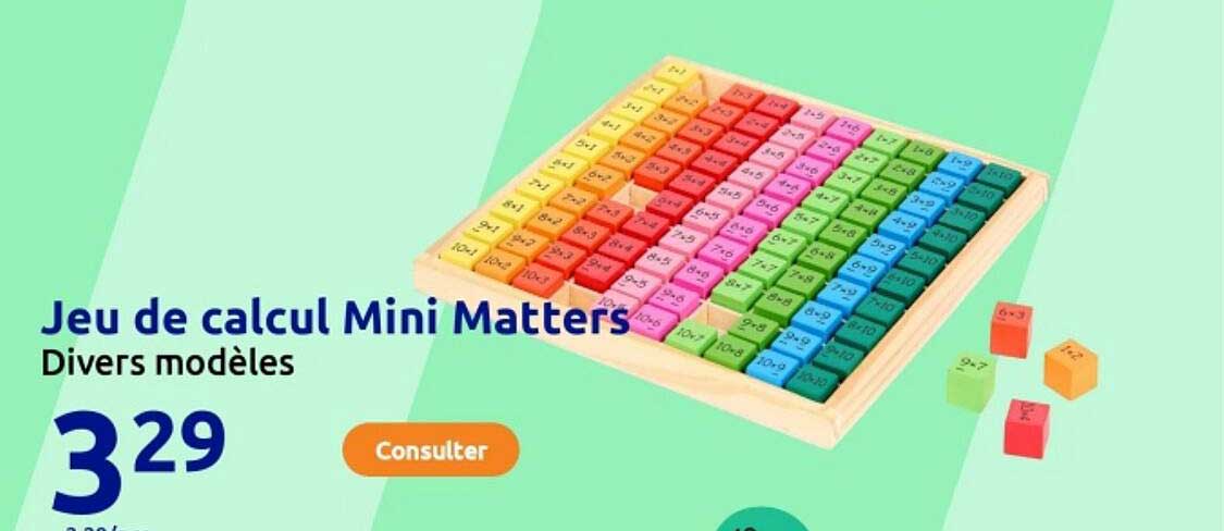 Jeu de calcul Mini Matters