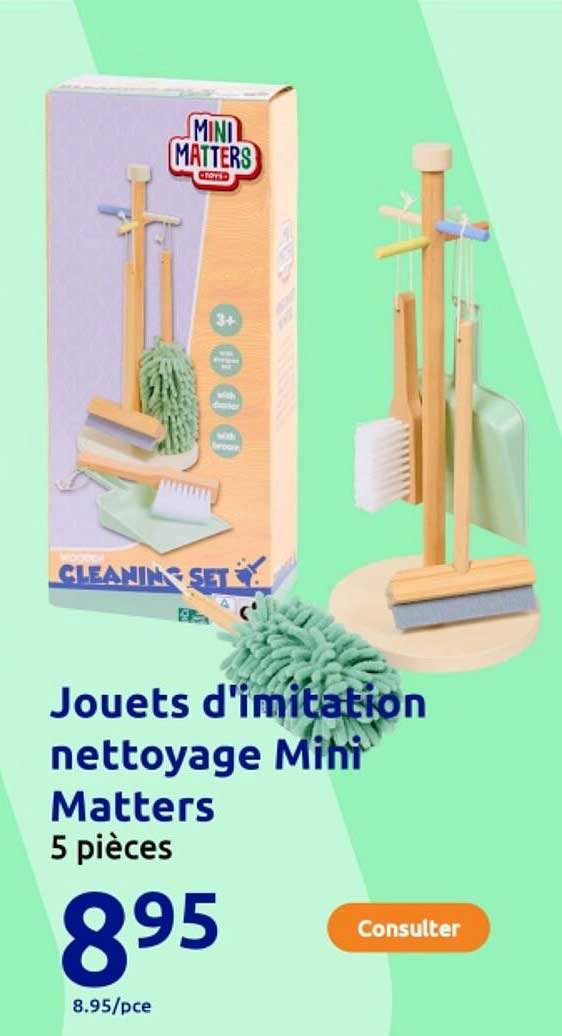 Jouets d'imitation nettoyage Mini Matters