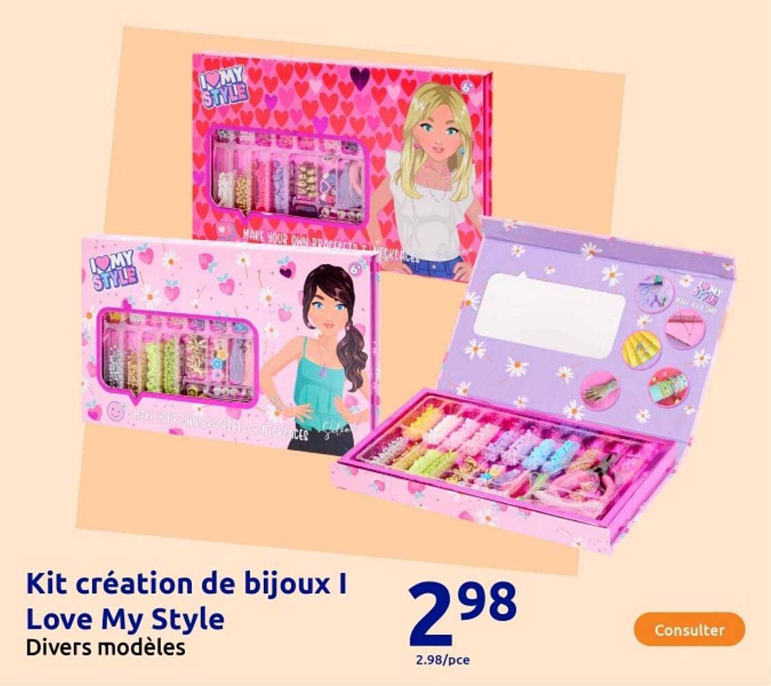 Kit création de bijoux I Love My Style Divers modèles