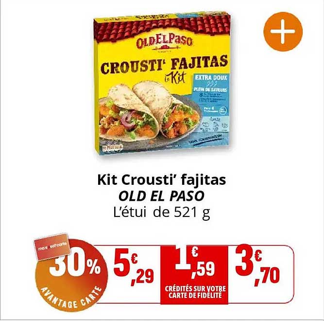 Kit Crousti' fajitas OLD EL PASO