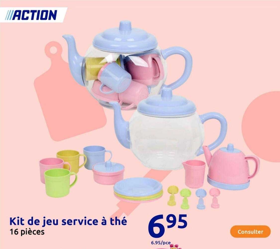 Kit de jeu service à thé