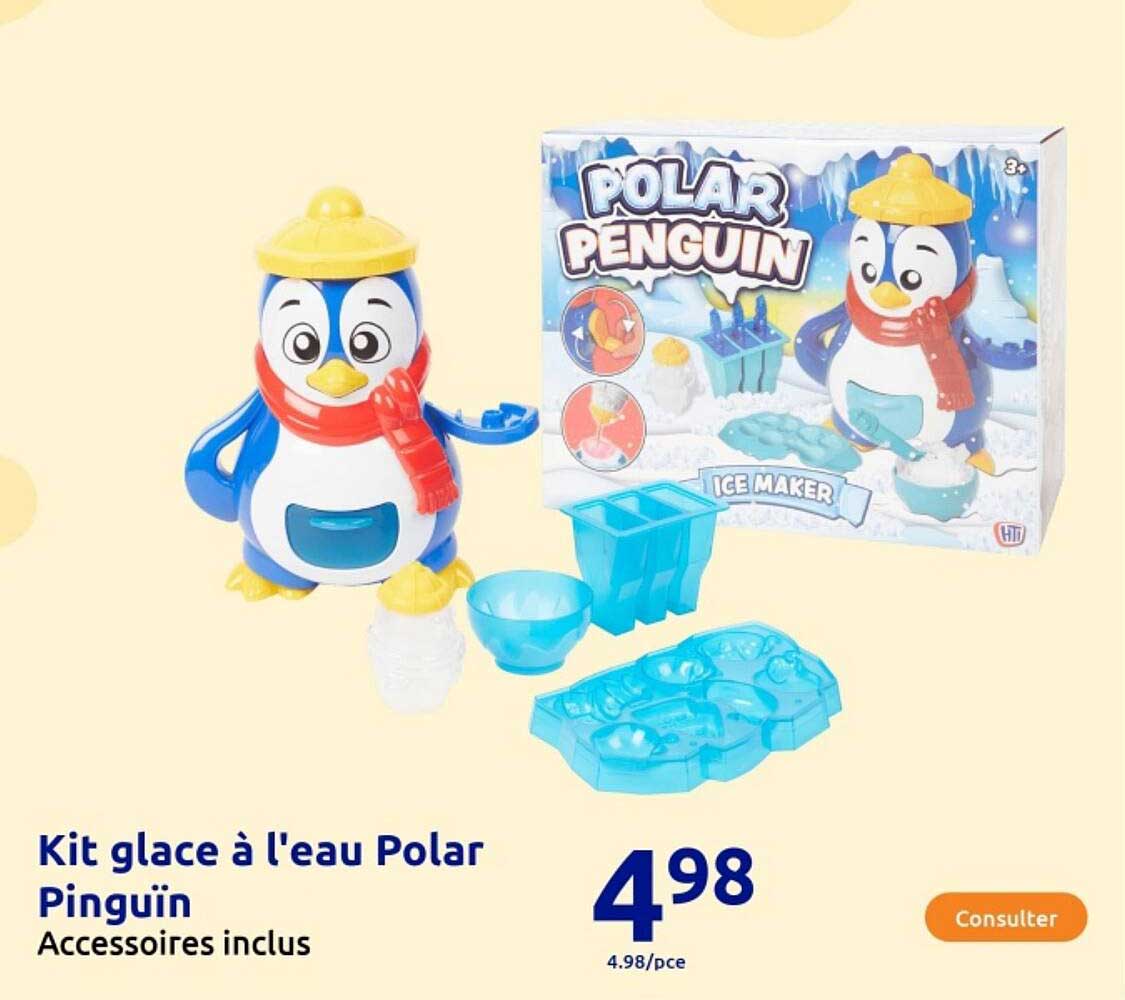 Kit glace à l'eau Polar Pingouin