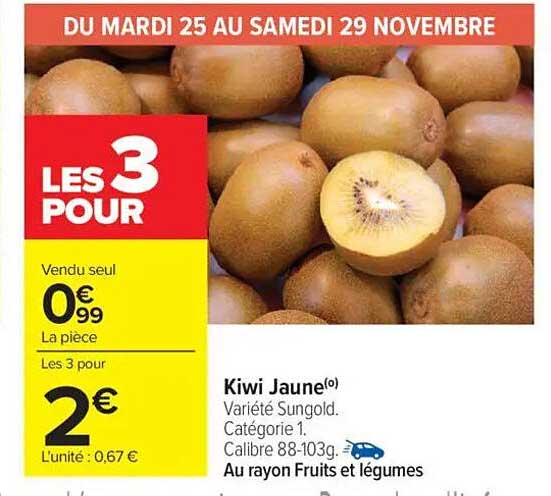 Kiwi Jaune