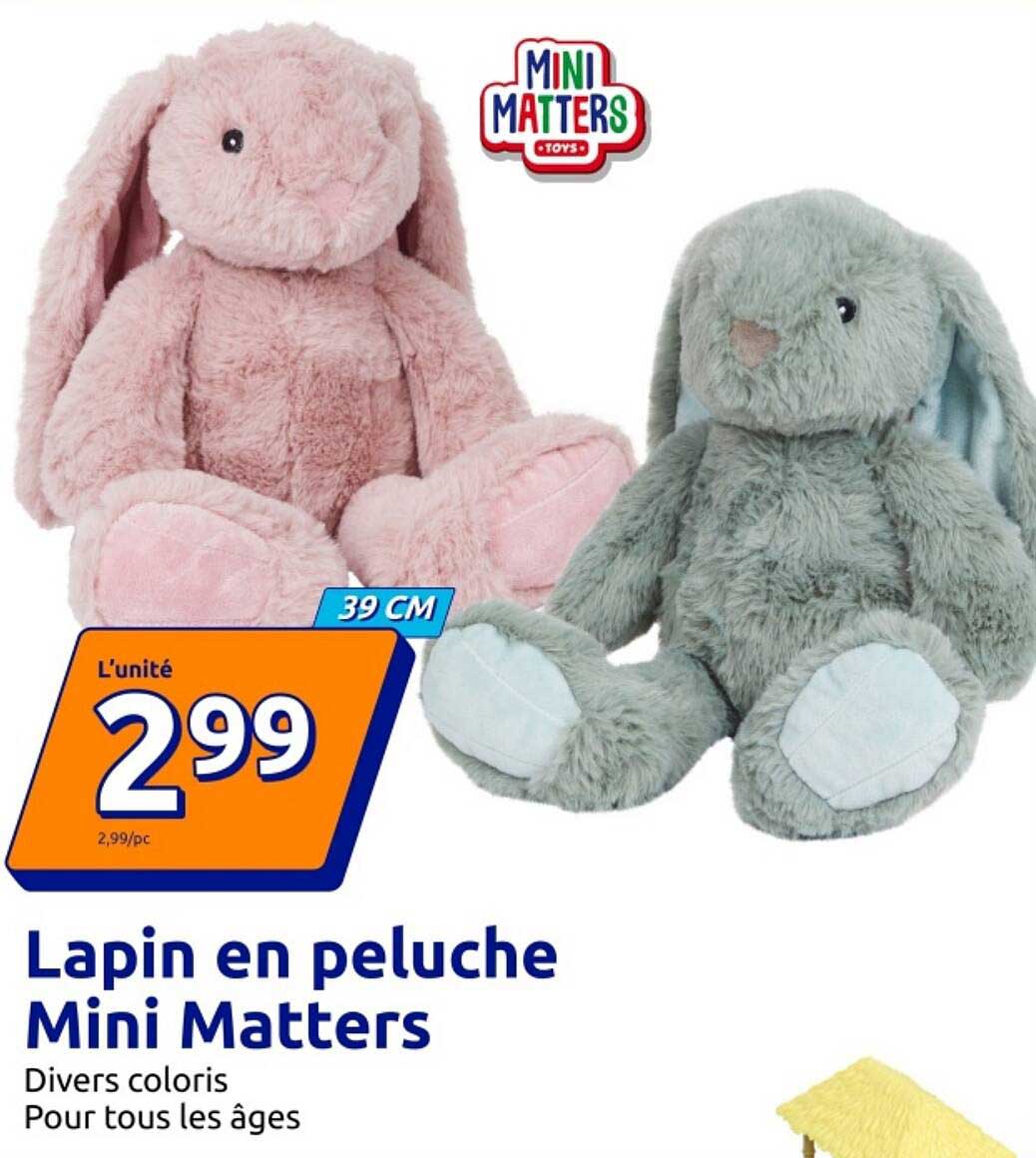 Lapin en peluche Mini Matters