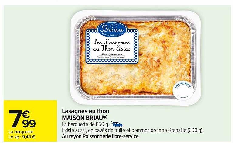 Lasagnes au thon