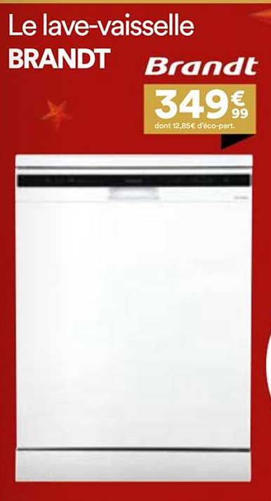 Le lave-vaisselle BRANDT