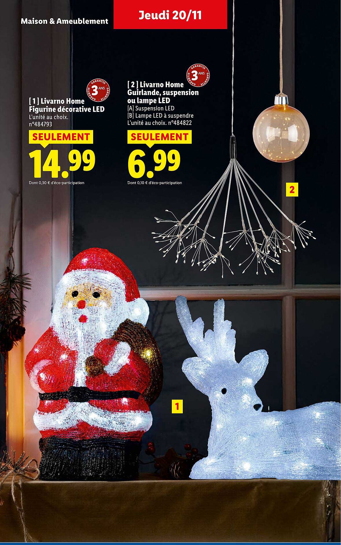 Livarno Home Figurine décorative LED