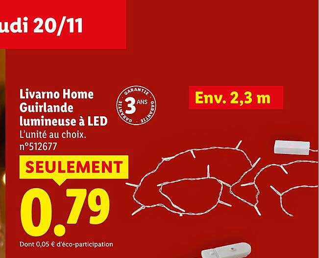 Livarno Home Guirlande lumineuse à LED