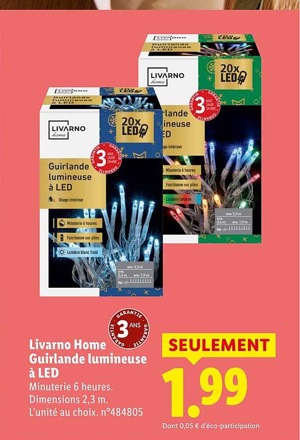 Livarno Home Guirlande lumineuse à LED