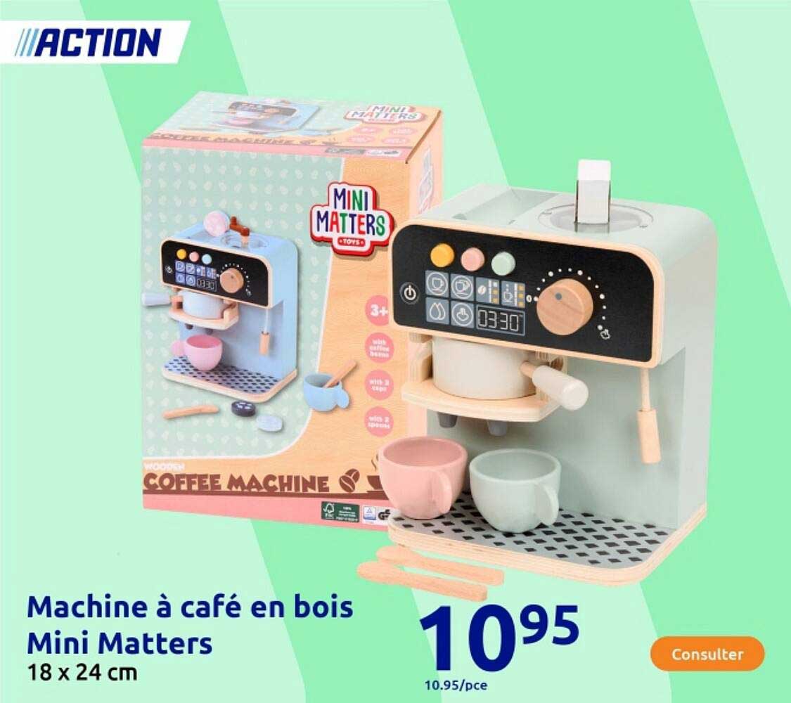 Machine à café en bois Mini Matters