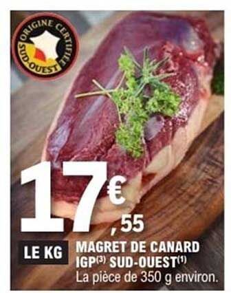 MAGRET DE CANARD IGP(3) SUD-OUEST