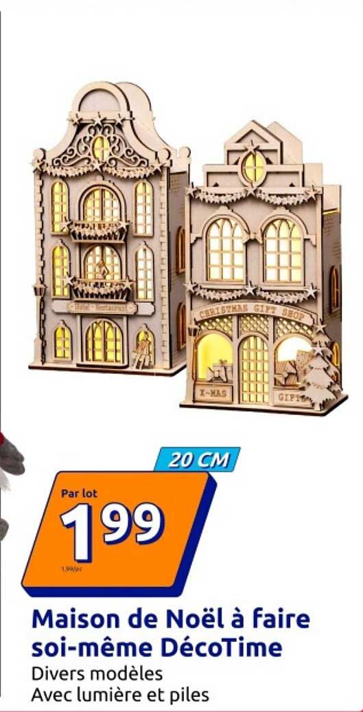 Maison de Noël à faire soi-même DécoTime